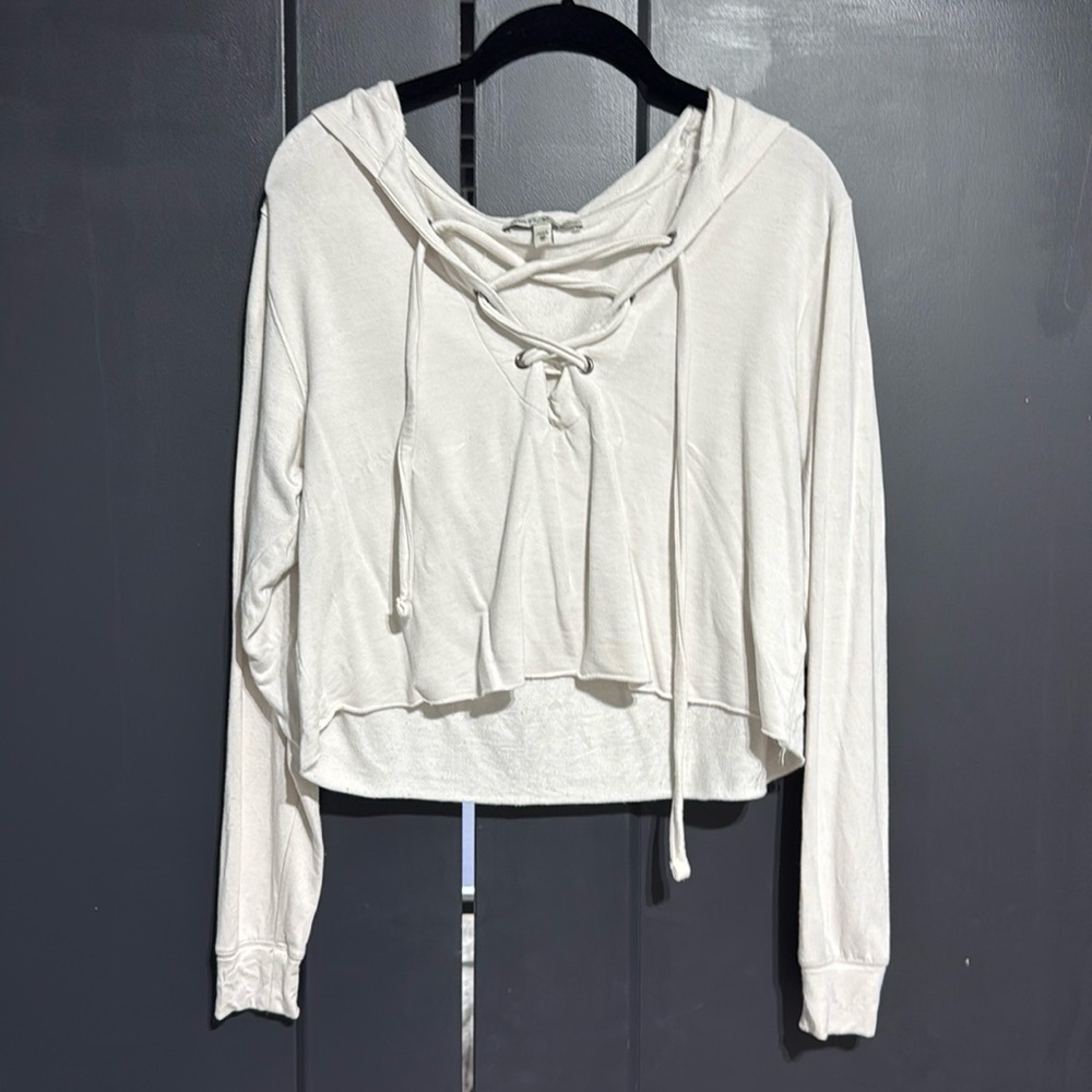 Cropped hoodie